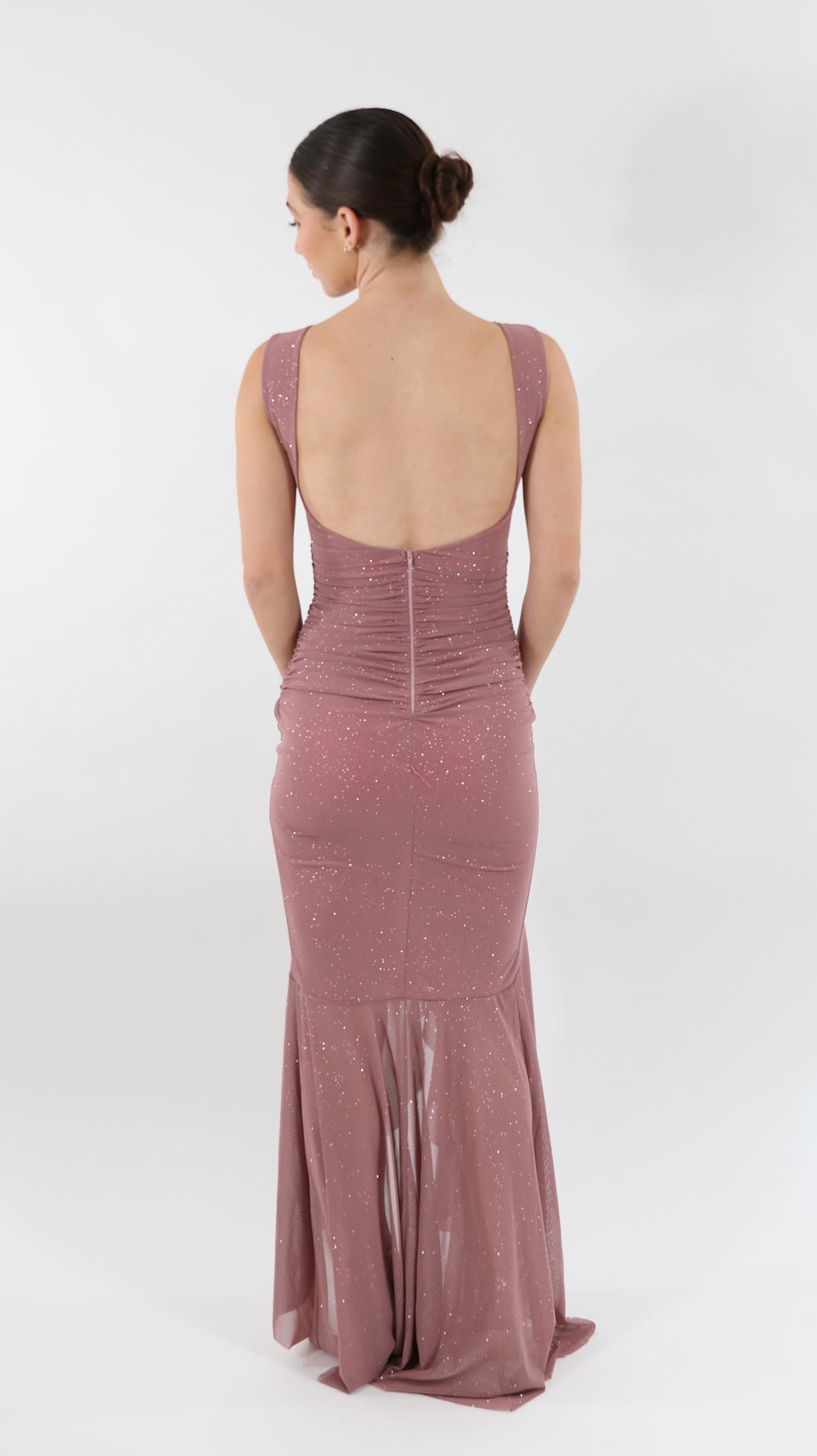 Mauve Glow Maxi Dress