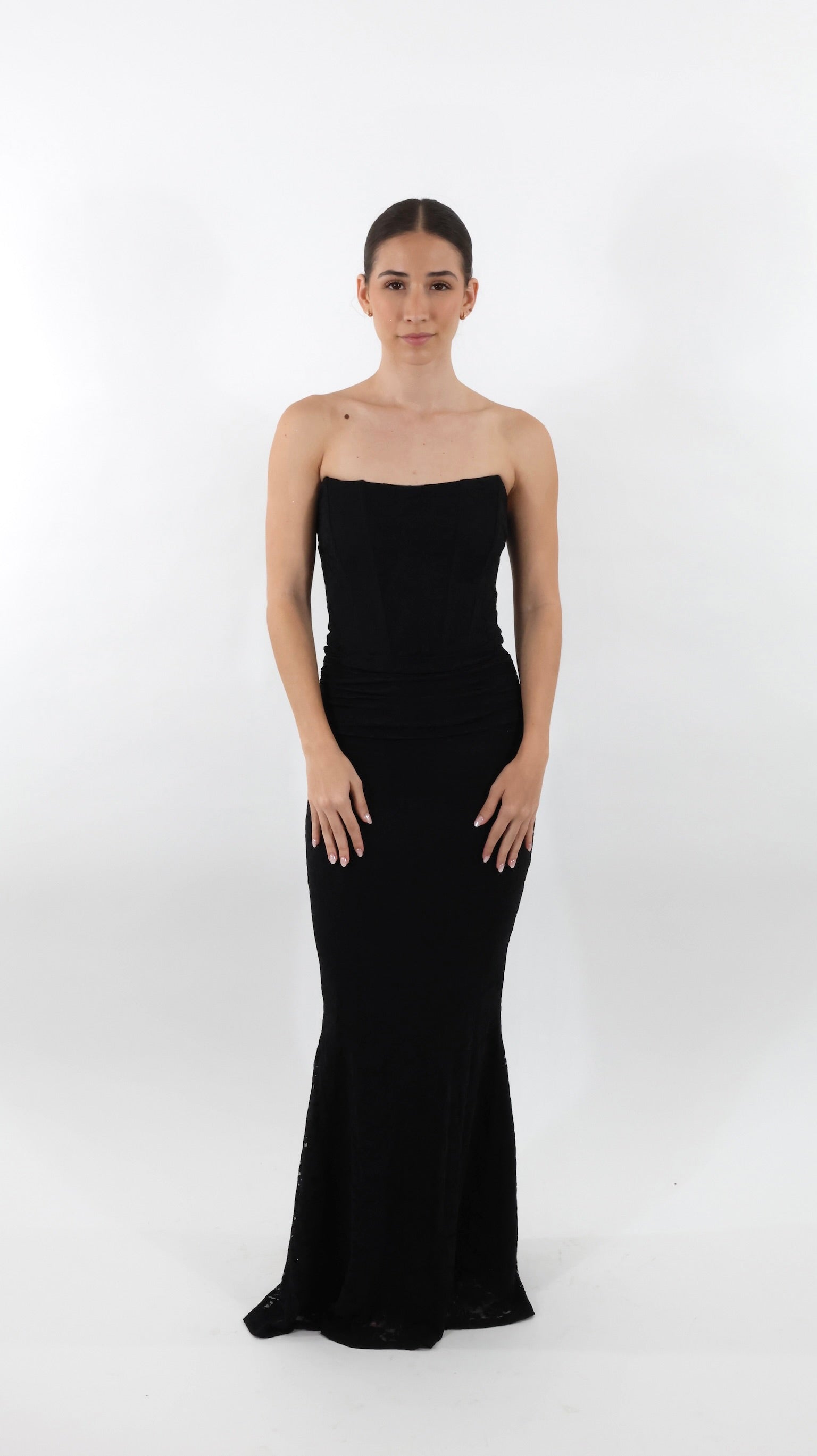 Black Muse Strapless Maxi Dress