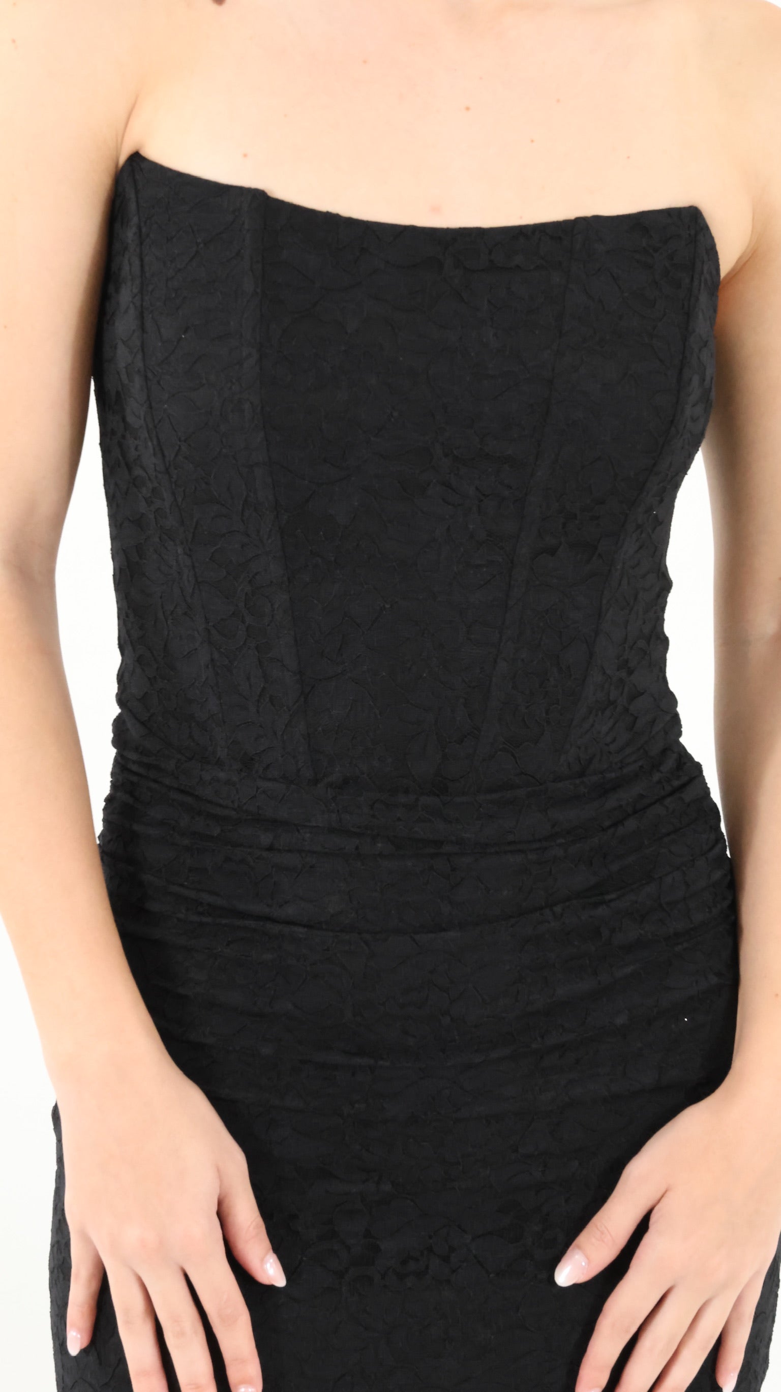 Black Muse Strapless Maxi Dress