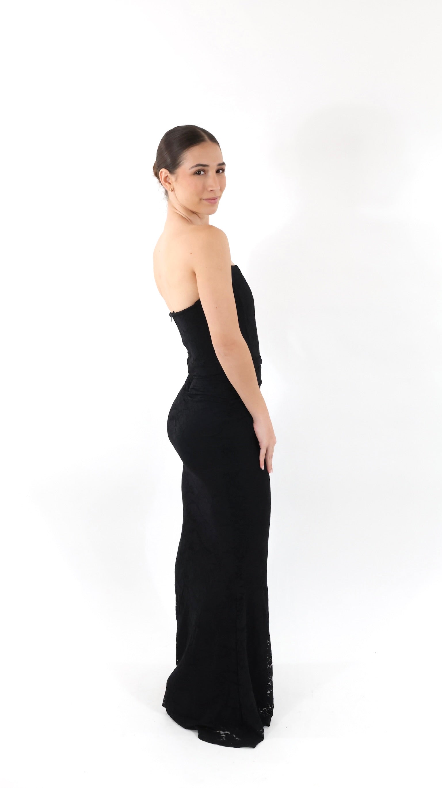 Black Muse Strapless Maxi Dress
