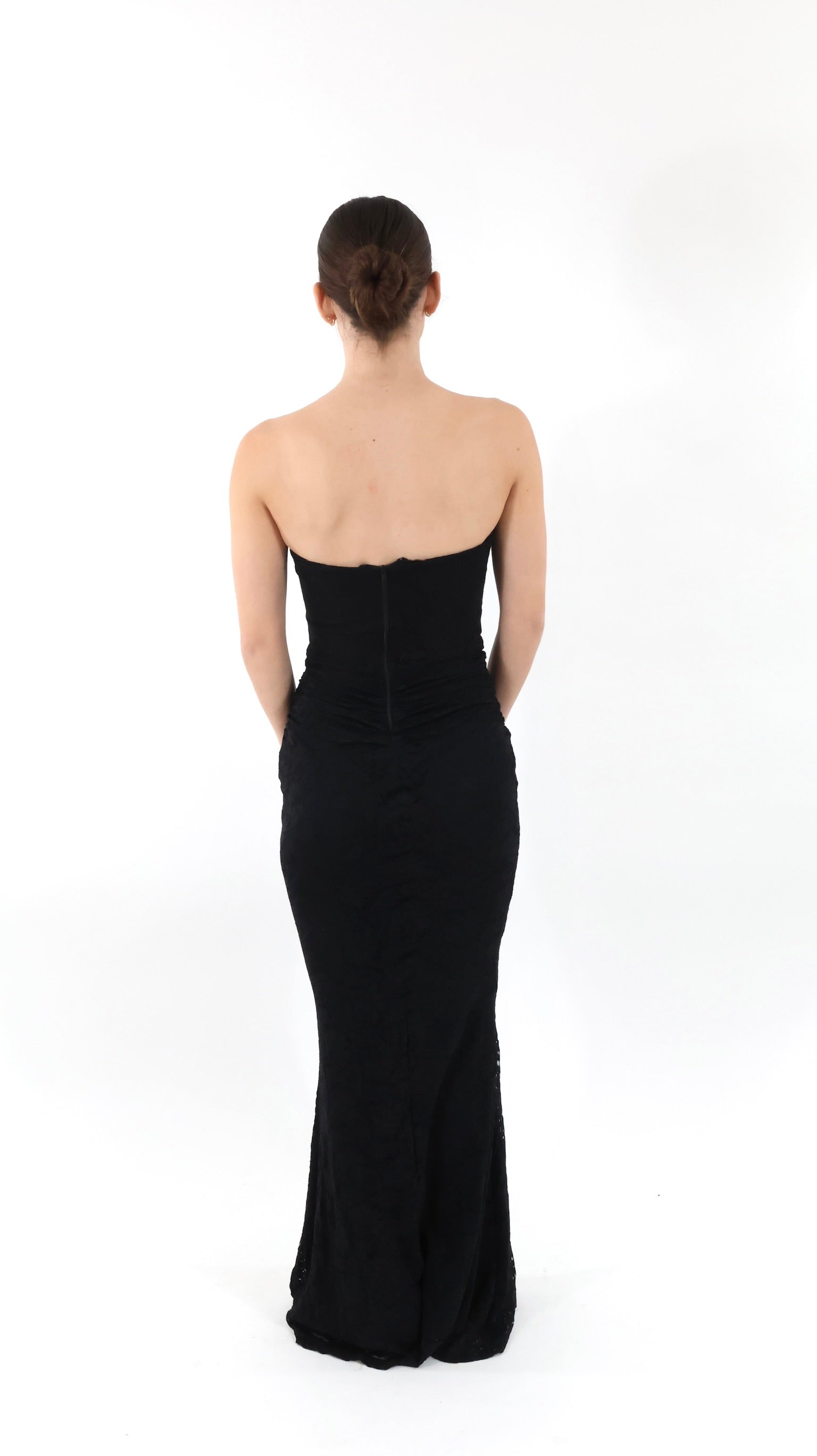 Black Muse Strapless Maxi Dress